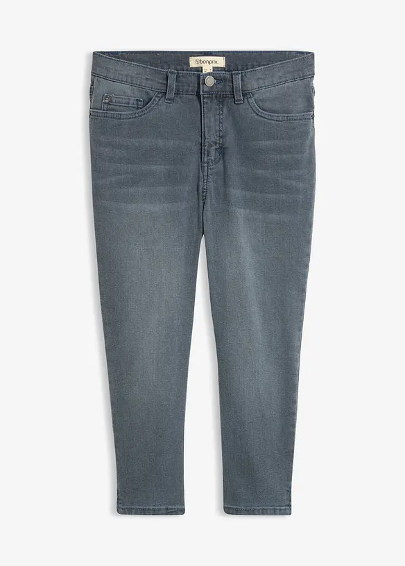 Stretchiga caprijeans, bonprix
