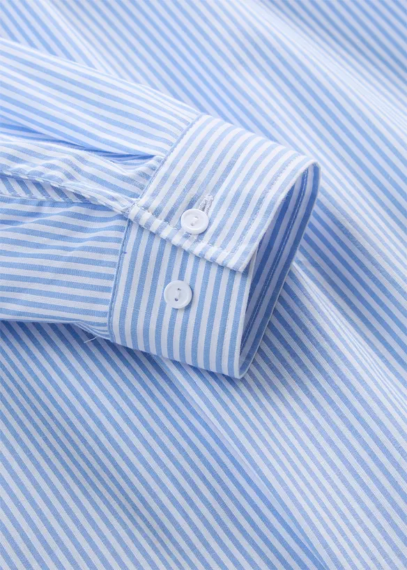 Skjortkl&auml;nning i ren bomull, bonprix