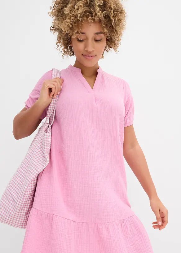 Minikl&auml;nning av muslin, bonprix