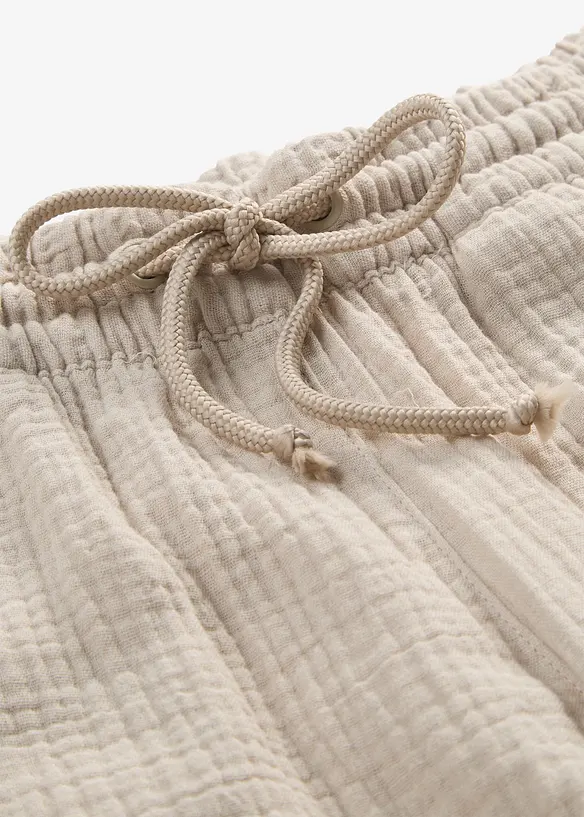 Palazzobyxa i luftig muslin, bonprix