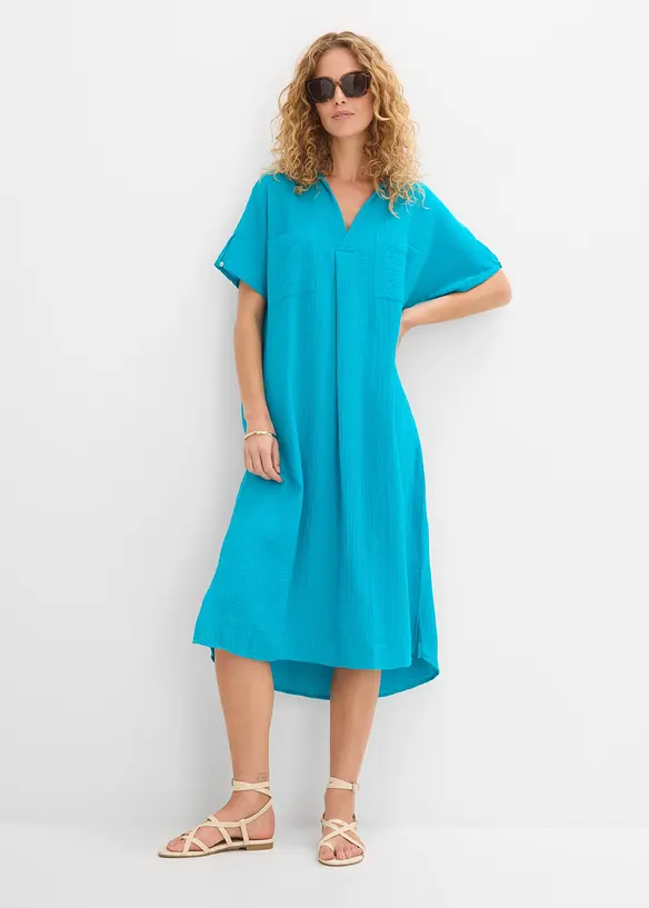 Kaftankl&auml;nning av mjuk muslin, bonprix