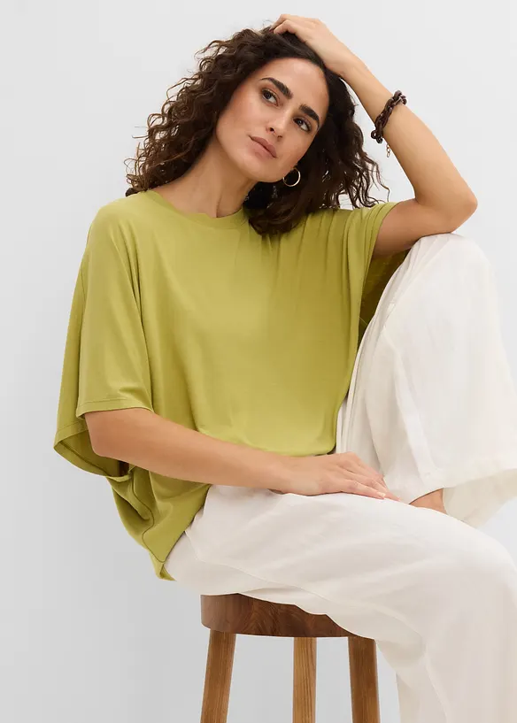 T-shirt i viskosmix, bonprix