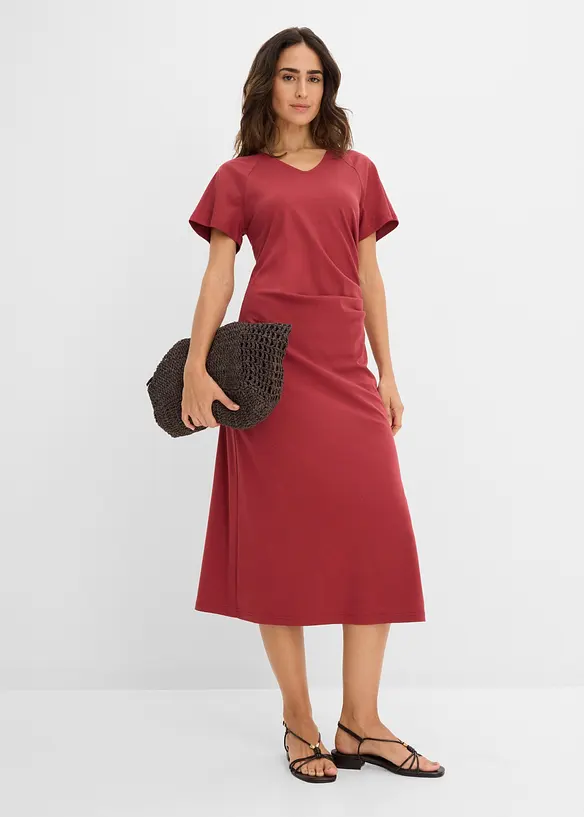 Jerseykl&auml;nning i bomull, bonprix