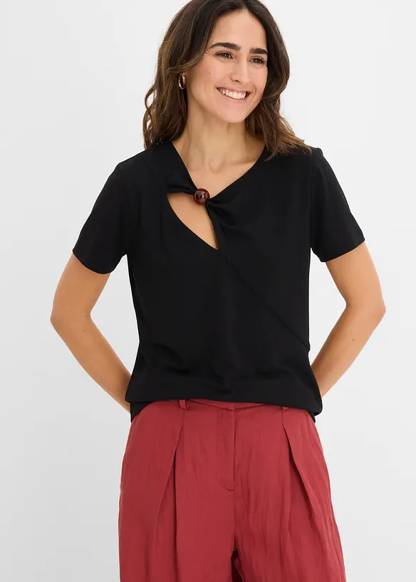 T-shirt av mjuk viskosmix, bonprix