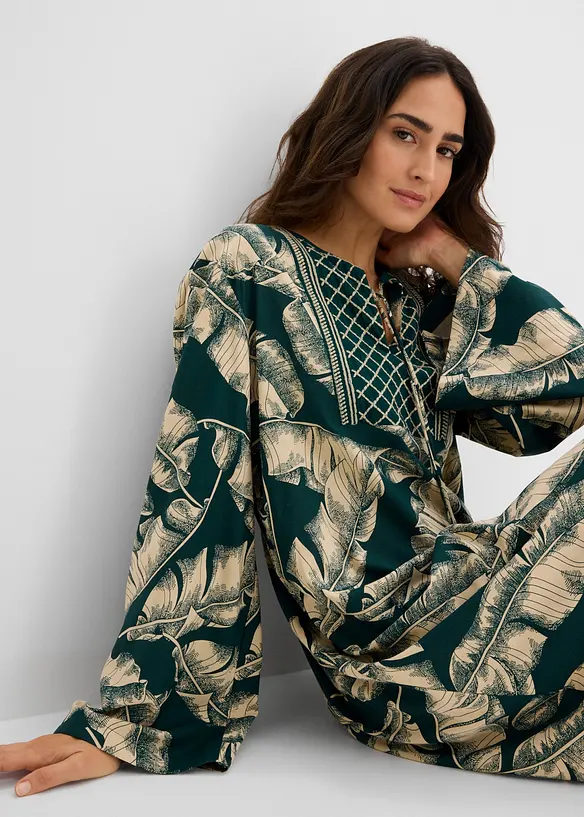 Tunikakl&auml;nning i f&ouml;ljsam viskosmix, bonprix