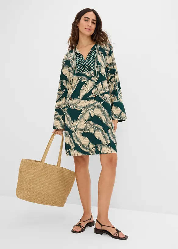 Tunikakl&auml;nning i f&ouml;ljsam viskosmix, bonprix