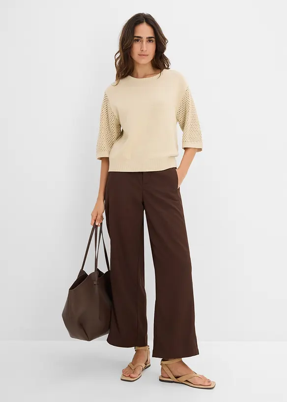 Tr&ouml;ja i bomullsmix, bonprix