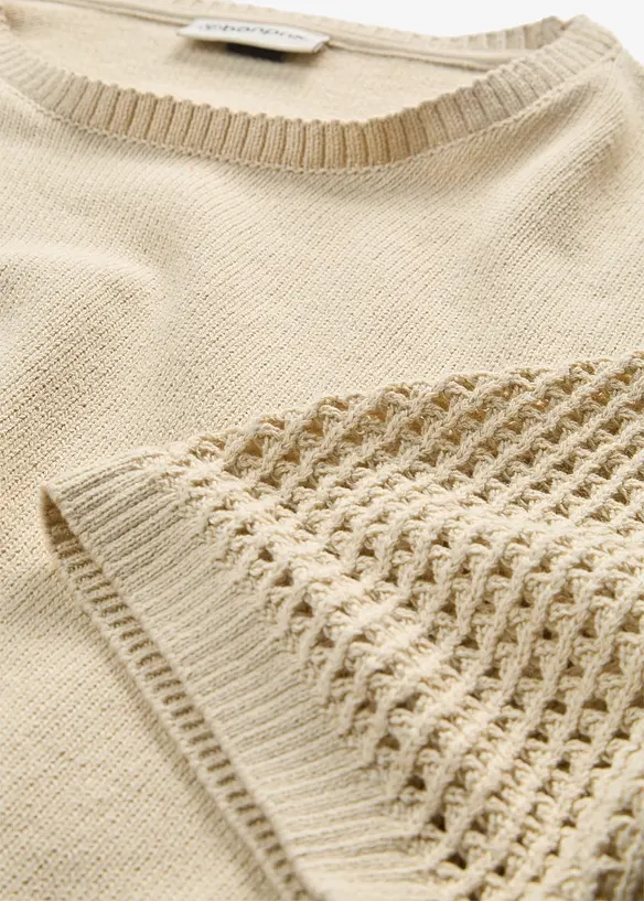 Tr&ouml;ja i bomullsmix, bonprix