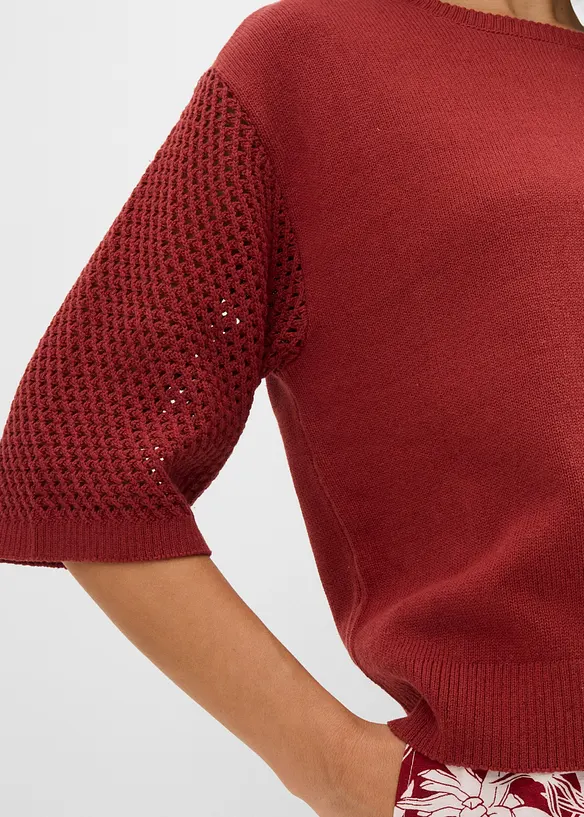 Tr&ouml;ja i bomullsmix, bonprix