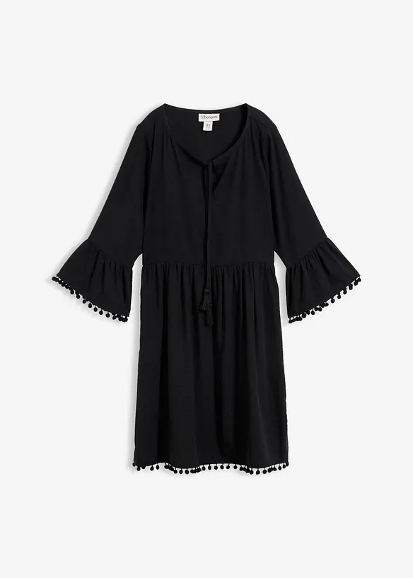 Kl&auml;nning i f&ouml;ljsam viskosmix, bonprix