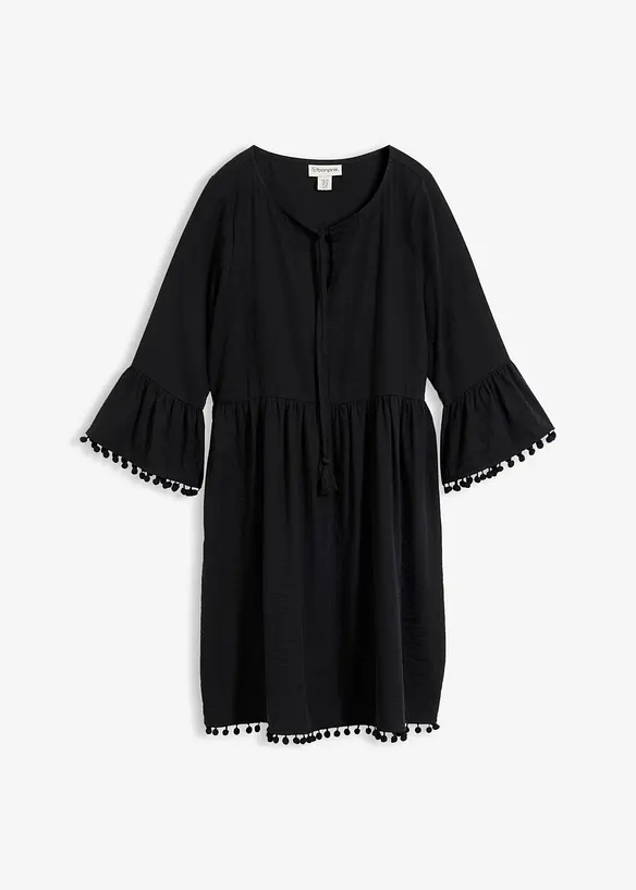 Kl&auml;nning i f&ouml;ljsam viskosmix, bonprix