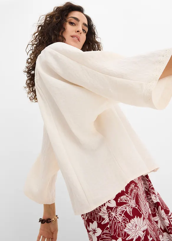 Blus av viskosmix, bonprix