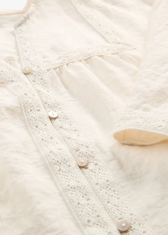 Blus av viskosmix, bonprix