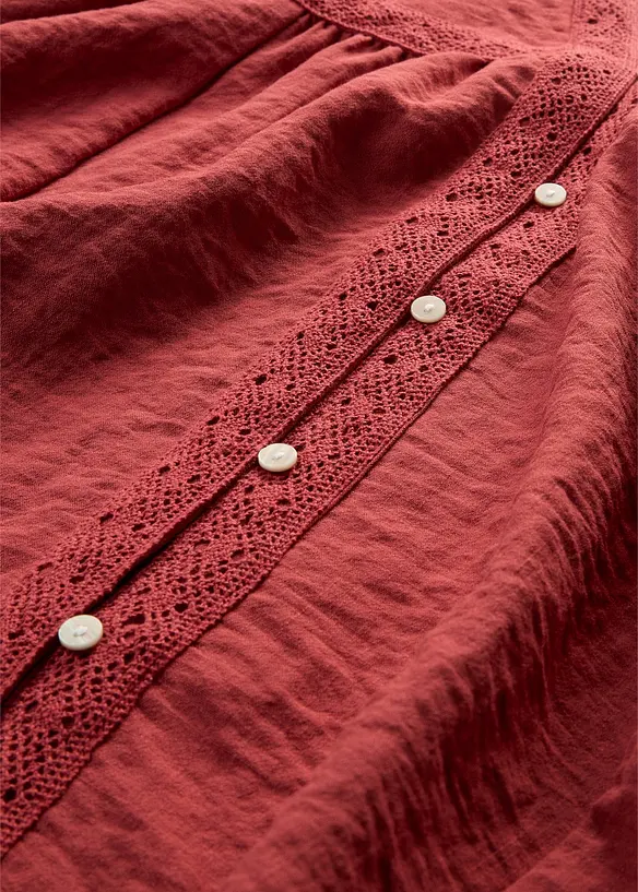 Blus av viskosmix, bonprix