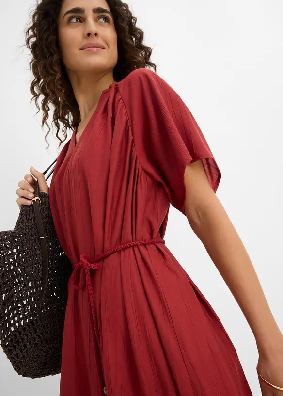 Midikl&auml;nning av mjuk viskosmix, bonprix