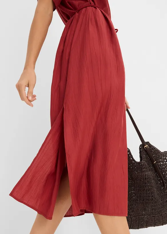 Midikl&auml;nning av mjuk viskosmix, bonprix