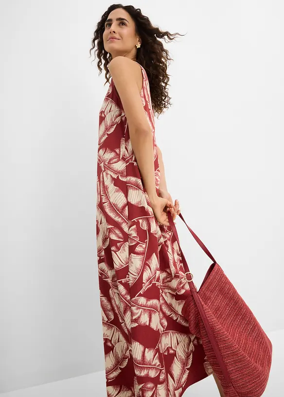 M&ouml;nstrad kl&auml;nning i viskosmix, bonprix