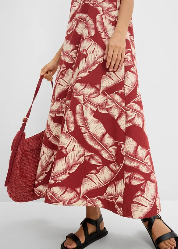 M&ouml;nstrad kl&auml;nning i viskosmix, bonprix