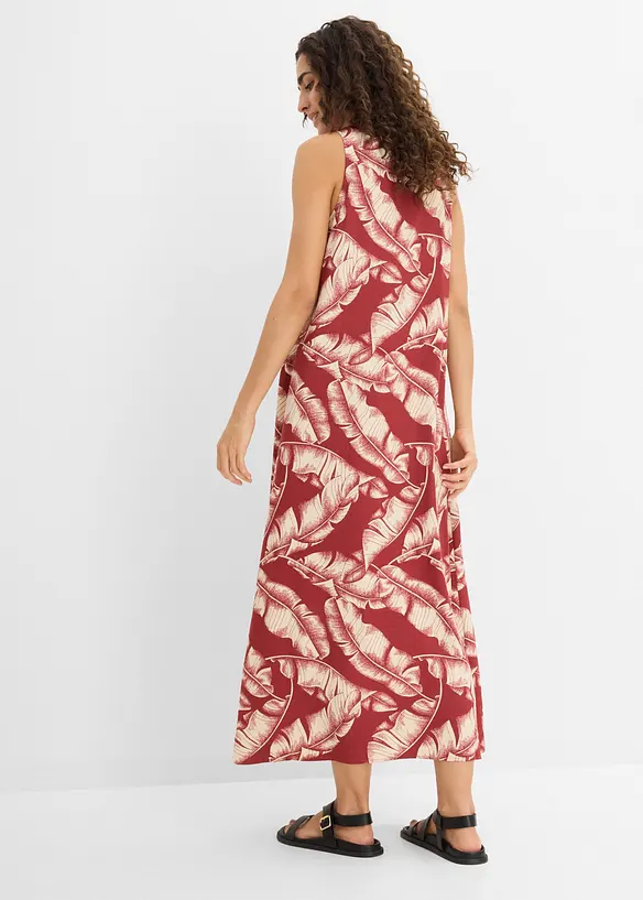 M&ouml;nstrad kl&auml;nning i viskosmix, bonprix