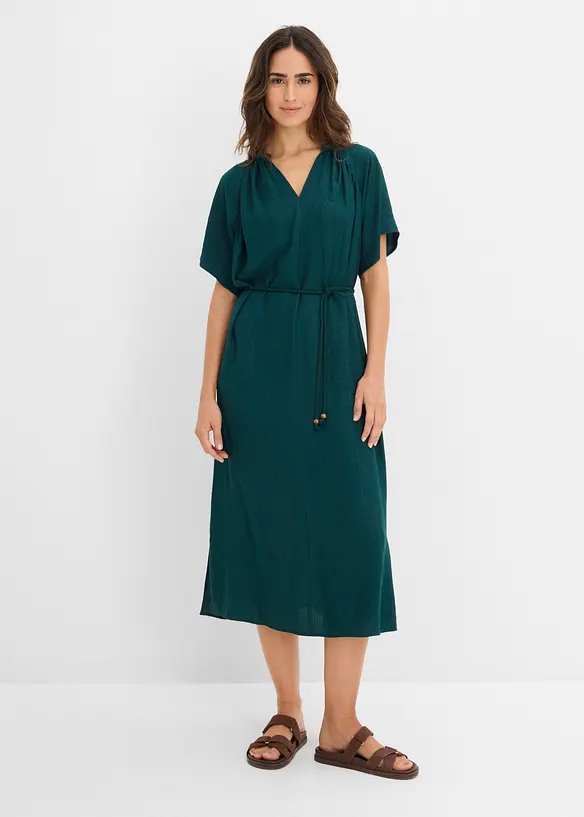 Midikl&auml;nning av mjuk viskosmix, bonprix