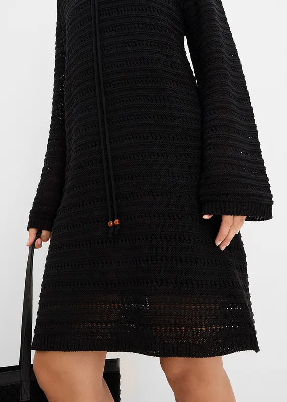 Stickad minikl&auml;nning, bonprix