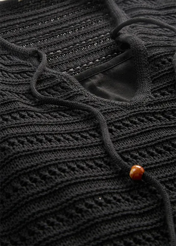 Stickad minikl&auml;nning, bonprix