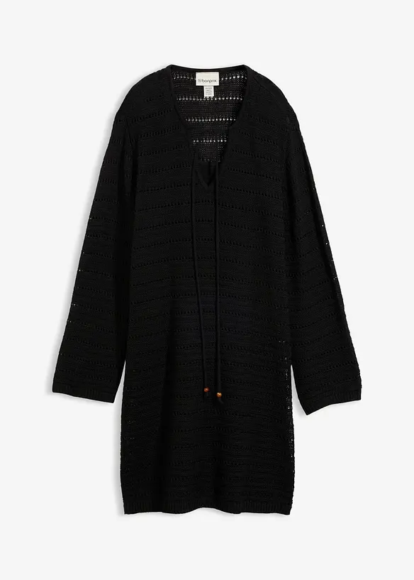 Stickad minikl&auml;nning, bonprix