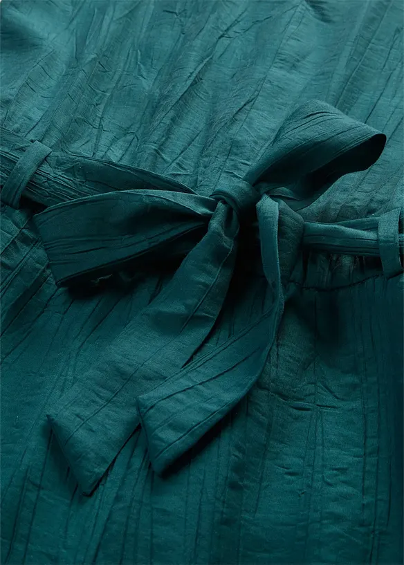 Jumpsuit i viskosmix med uppst&aring;ende krage, bonprix