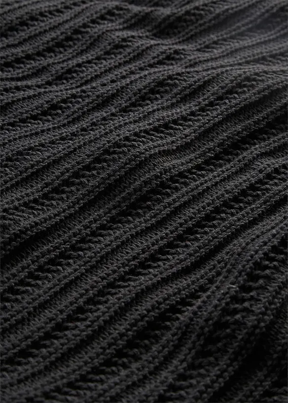 Maxikjol med virkad spets, bonprix