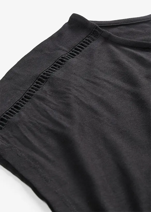 Topp med h&aring;lbroderi p&aring; axlarna, bonprix