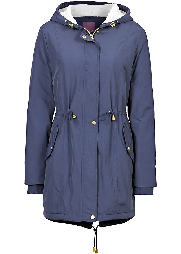 Parkas med teddyfoder, bonprix