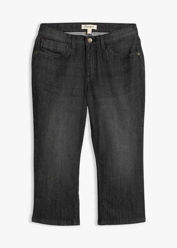 Slim Capri Jeans Mid Waist, bonprix