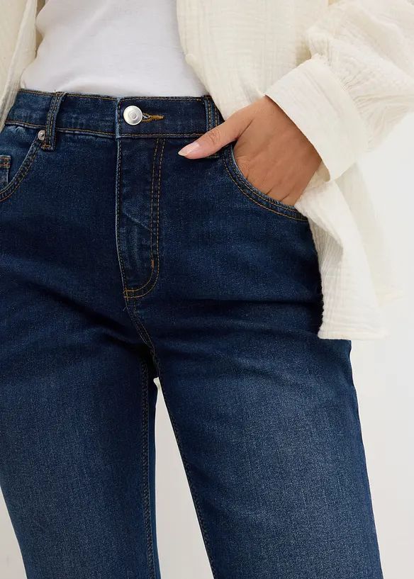 Bootcut Jeans High Waist, cropped, bonprix