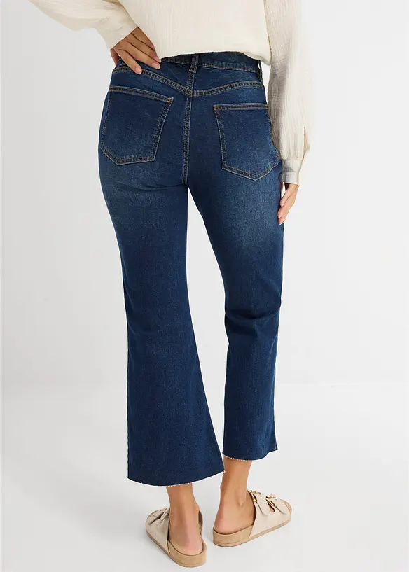 Bootcut Jeans High Waist, cropped, bonprix