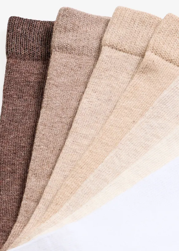 Strumpor (10-pack) med ekologisk bomull, bonprix