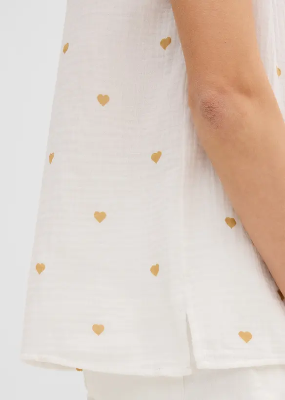 Tunika av muslin, bonprix