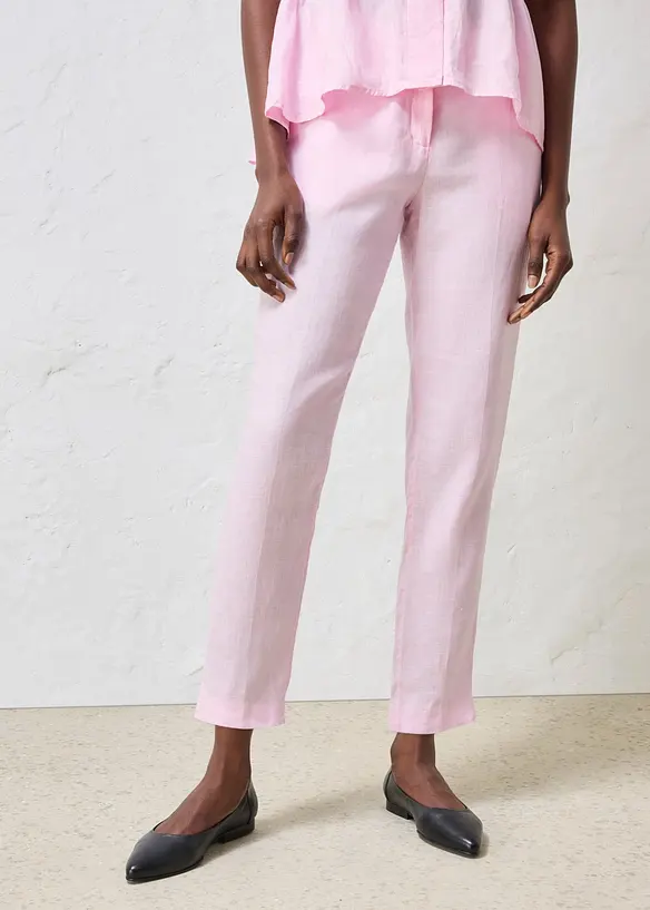 7/8-byxa av linne, bonprix