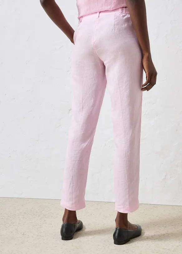 7/8-byxa av linne, bonprix