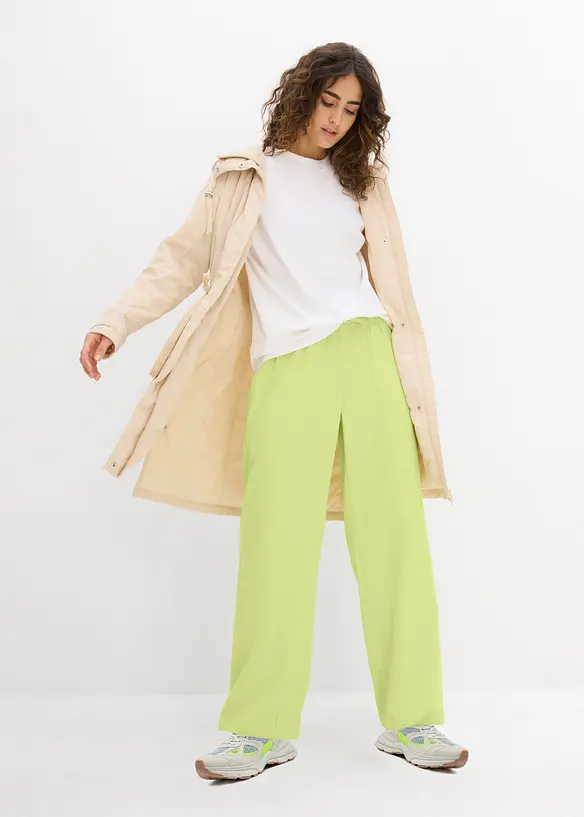 Oversizetopp av tjock jersey i ekologisk bomull, bonprix