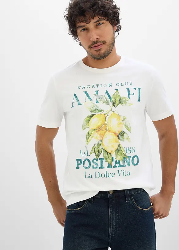 T-shirt i ekologisk bomull, bonprix