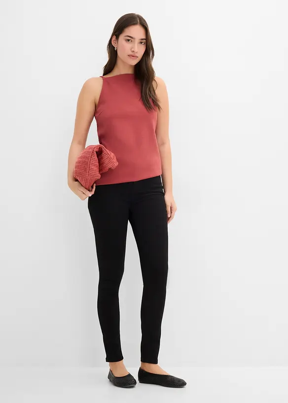 Superstretchiga skinny jeans Mid Waist, bonprix