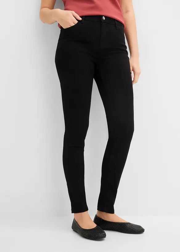 Superstretchiga skinny jeans Mid Waist, bonprix