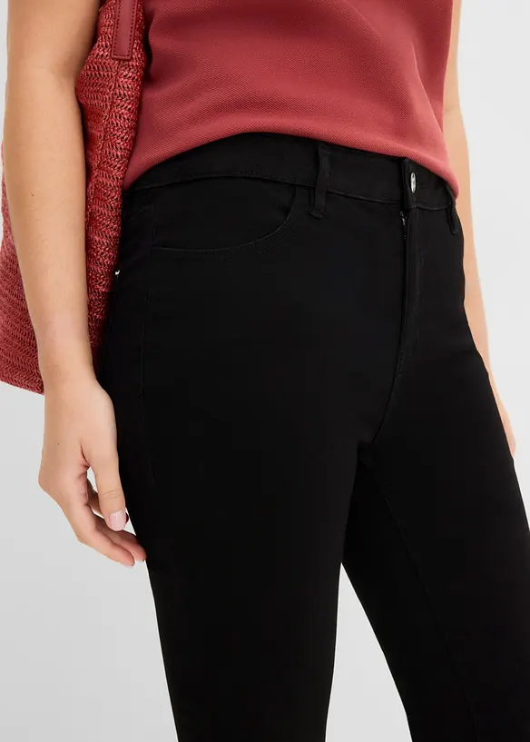 Superstretchiga skinny jeans Mid Waist, bonprix