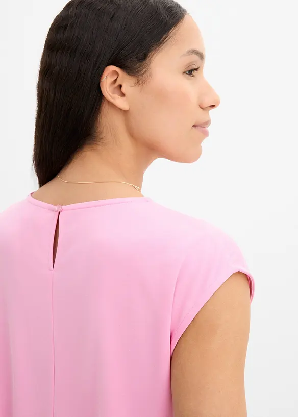 Oversizetopp i mjuk viskosmix, bonprix