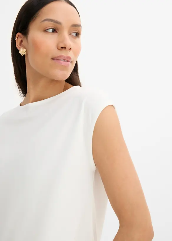 Oversizetopp i mjuk viskosmix, bonprix