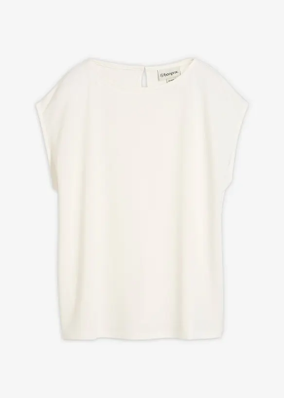 Oversizetopp i mjuk viskosmix, bonprix