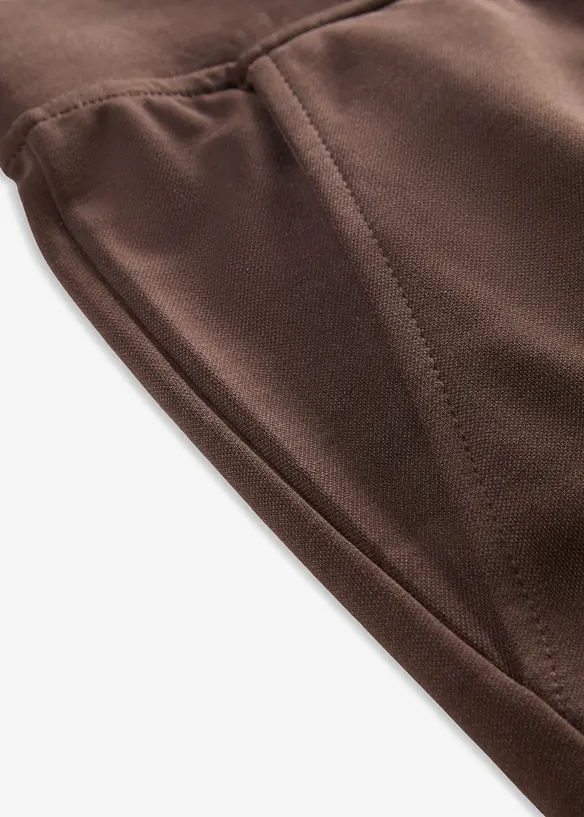 Jerseykjol i viskosmix, bonprix