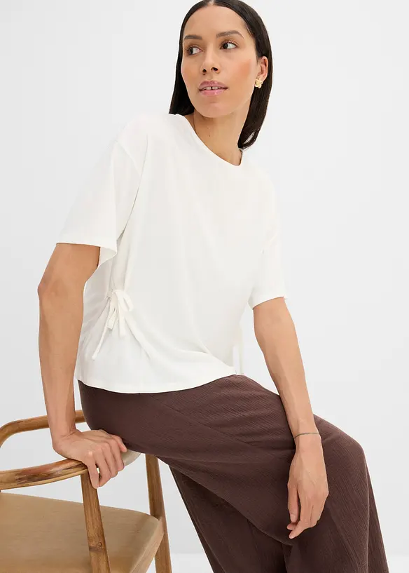 T-shirt i mjuk viskosmix, bonprix