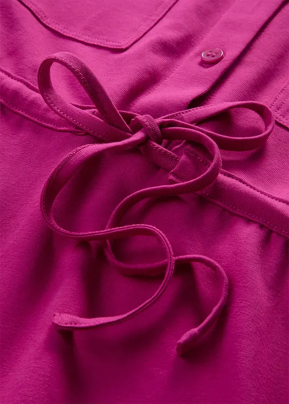 Jerseykl&auml;nning i stretchigt bomullsmaterial, bonprix