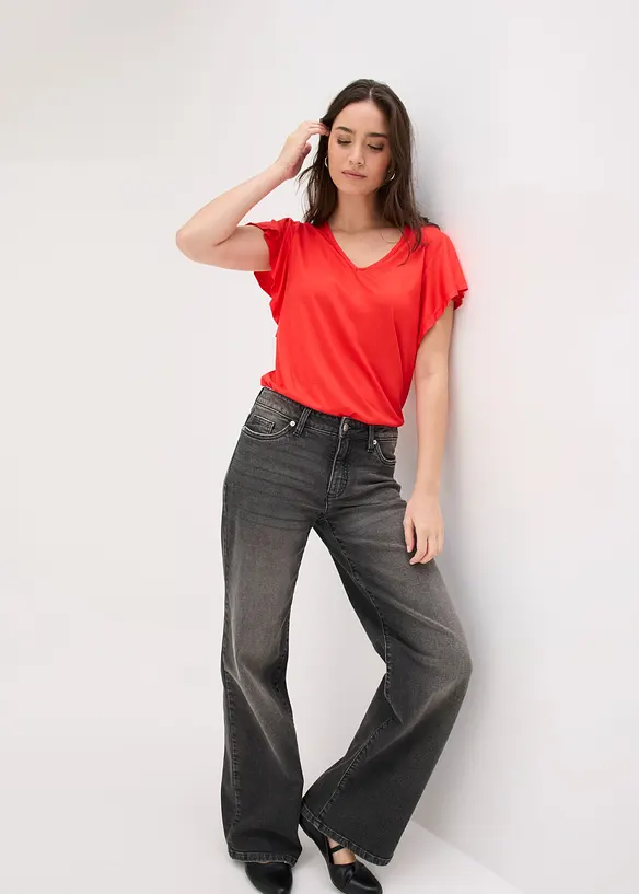 Topp i mjuk viskos, bonprix